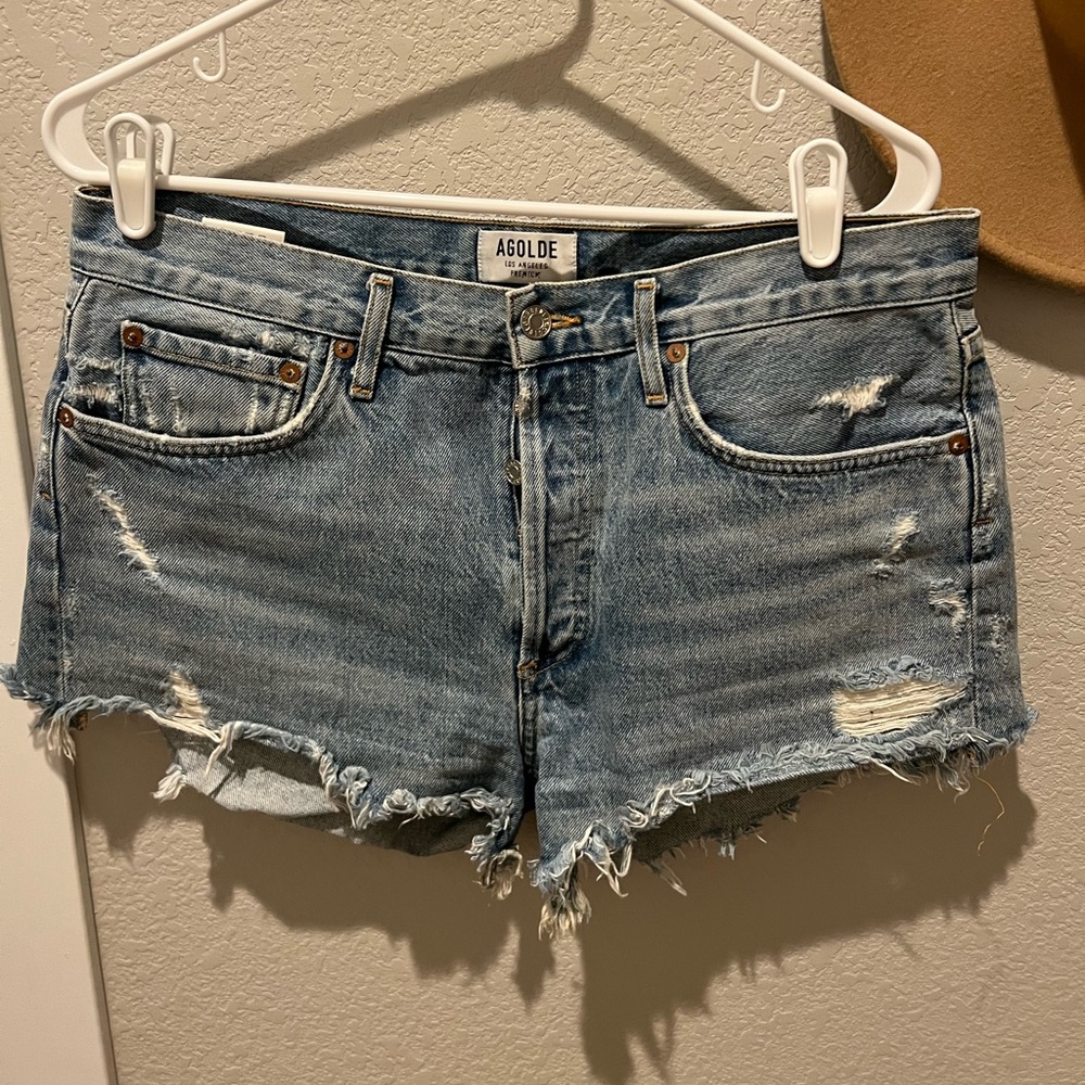 AGOLDE denim shorts size 29